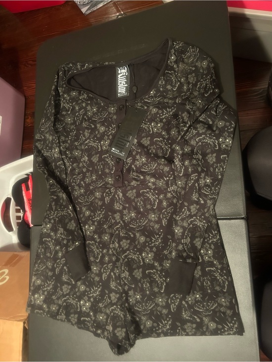 Killstar Pants - Killstar floral moth romper XL new